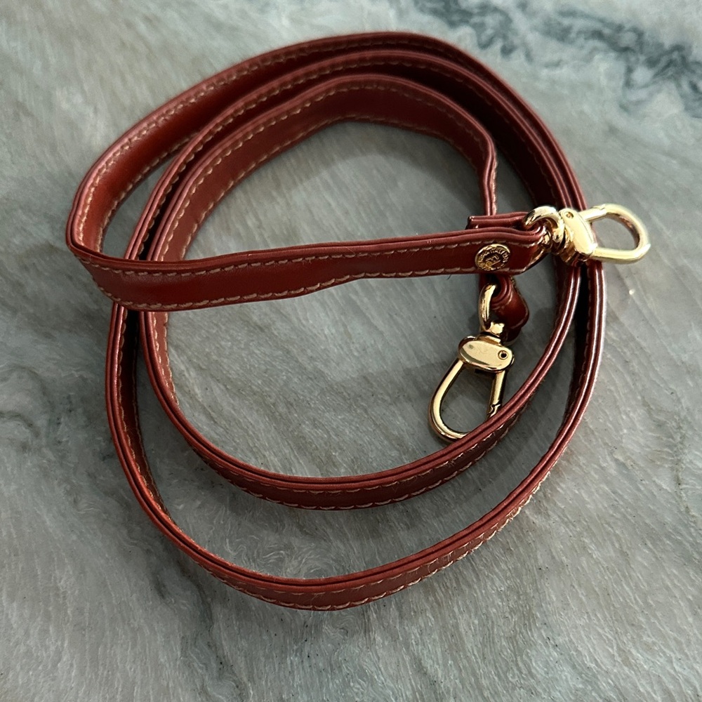Fendi Crossbody Brown Leather Strap with Gold Hardware